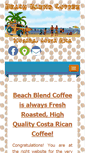 Mobile Screenshot of beachblendcoffee.com